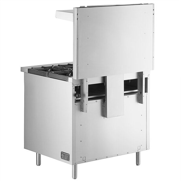 Cooking Performance Group S36-N Natural Gas 6 Burner 36" Range with Standard Oven - 210,000 BTU