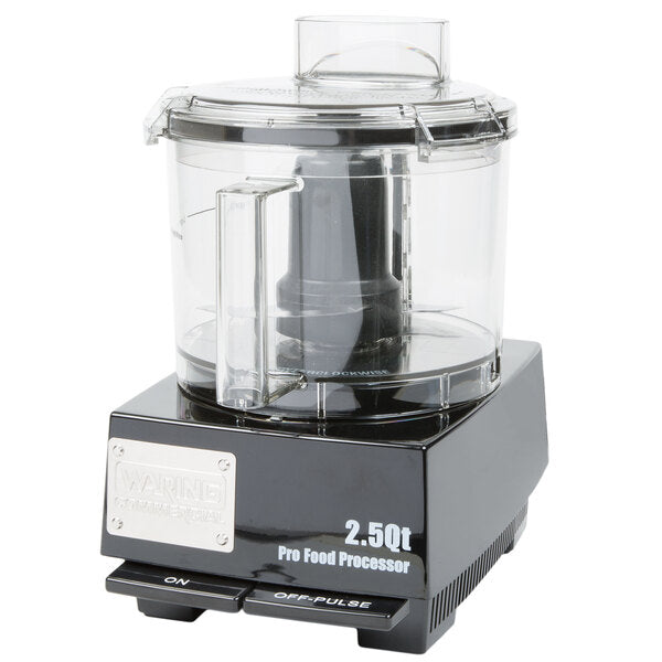 Waring WFP11SW 2.5 Qt. Clear Batch Bowl Food Processor - 3/4 hp