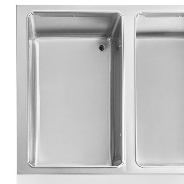 ServIt Four Pan Sealed Well Electric Steam Table with Partially Enclosed Base - 208/240V, 3000W