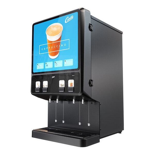 Curtis Next Generation PCNG4300 Primo Cappuccino Dispenser with 4 Hoppers and Lift Door - 120V