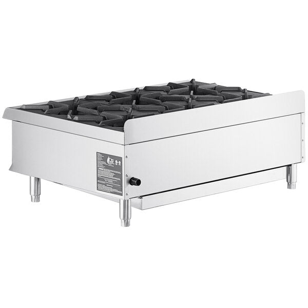 Cooking Performance Group R-CPG-36-NL 6 Burner Gas Countertop Range / Hot Plate - 132,000 BTU