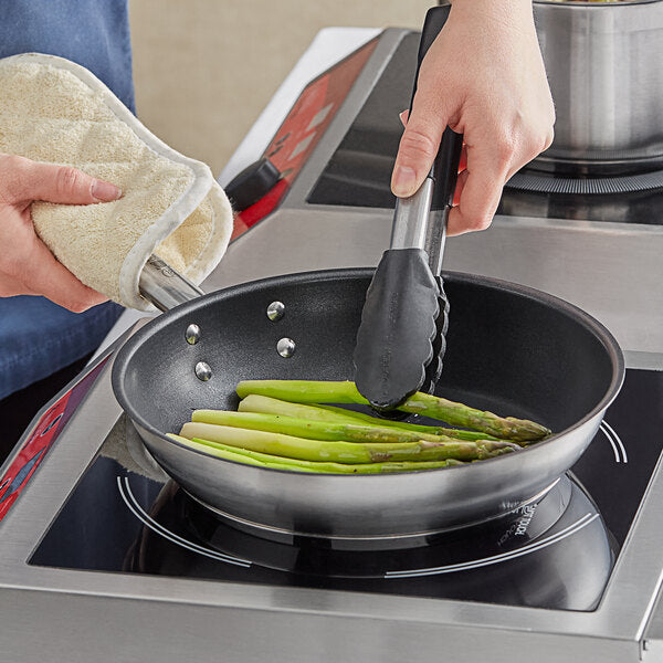 Vollrath Optio 10-Piece Induction Ready Stainless Steel Cookware Set with 2 Sauce Pans, 6 Qt. Saute, 2 Fry Pans, and 11 Qt. Stock Pot