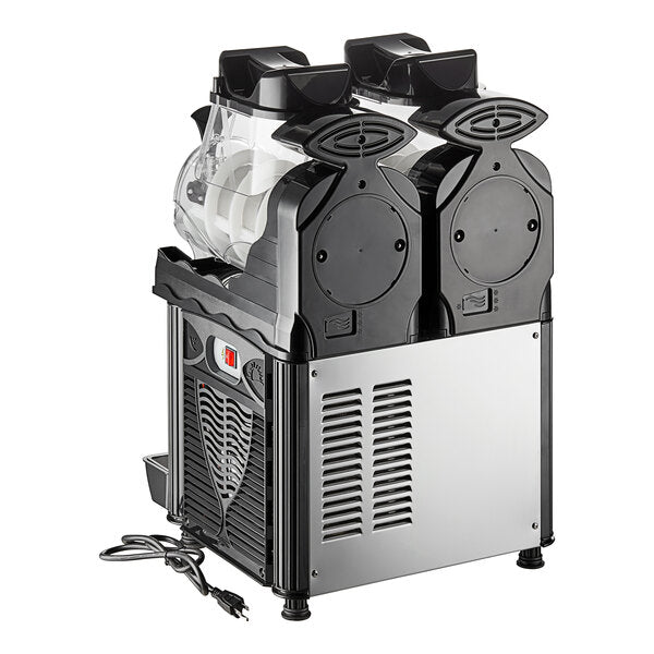 Carnival King Double 1.6 Gallon Pourover Granita / Slushy / Frozen Beverage Machine - 120V