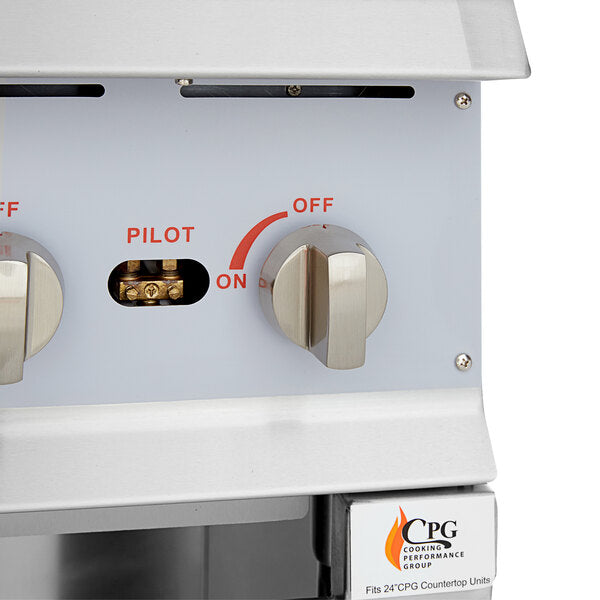24" 4 Burner Range / Hot Plate with Storage Base - 88,000 BTU