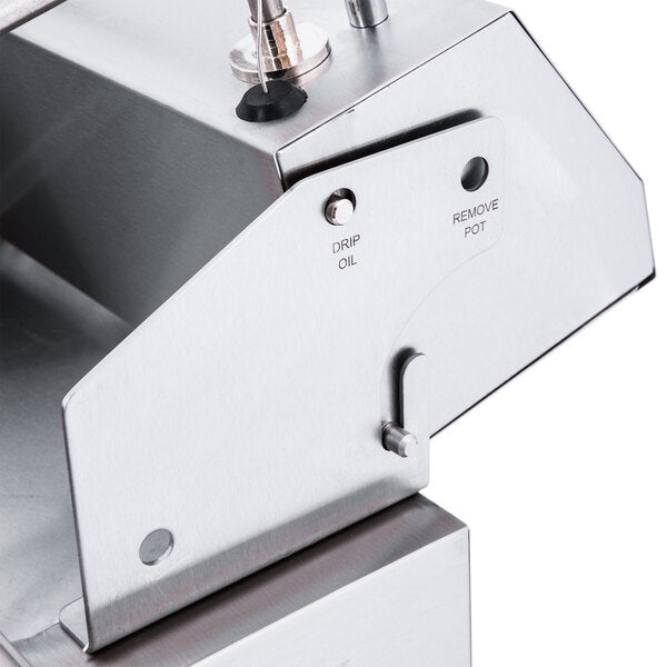 Globe PF32E 32 lb. Dual Tank Electric Countertop Fryer
