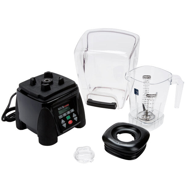 Waring MX1500XTXP Xtreme 3 1/2 hp Commercial Blender with Programmable Keypad & LCD Screen, Adjustable Speed, and 48 oz. Copolyester Container - 120V