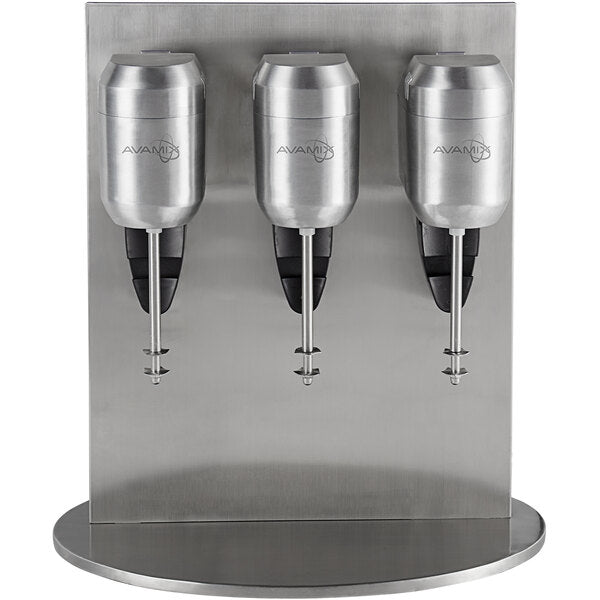 AvaMix ADM3 Freestanding Triple Spindle Drink Mixer / Milkshake Machine - 120V, 1200W