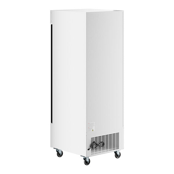 Avantco GDC-23-HC 28 3/8" White Customizable Swing Glass Door Merchandiser Refrigerator with LED Lighting