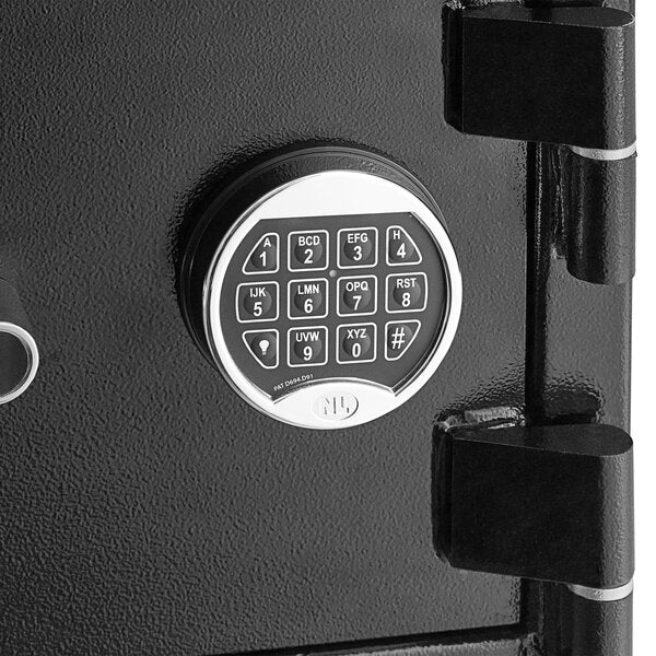 360 Office Furniture 14" x 14" x 20" Black Steel Depository Safe with Electronic Keypad Lock