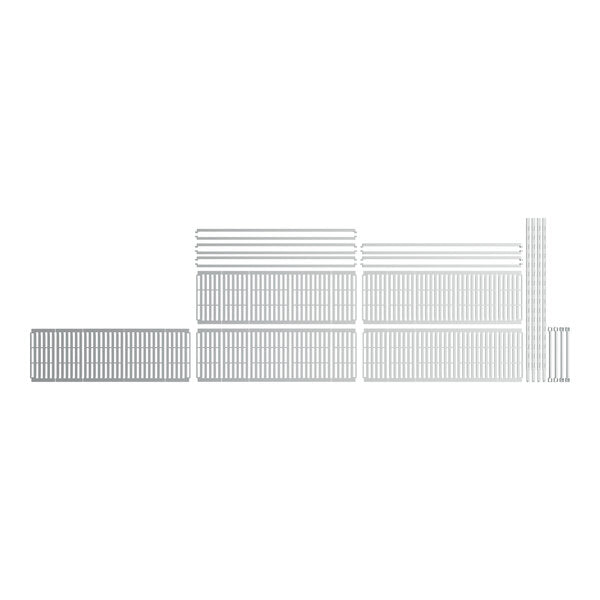 Cambro CPU247272V5PKG Camshelving® Premium Shelving Unit with 5 Vented Shelves - 24" x 72" x 72"