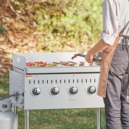 Backyard Pro LPG36 36" Stainless Steel Liquid Propane Outdoor Grill with Griddle