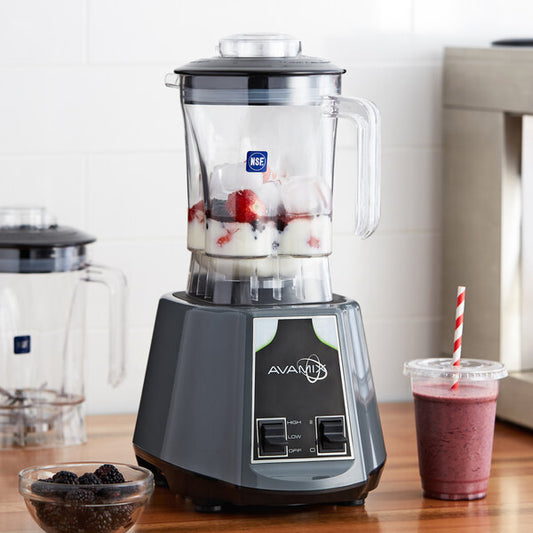 AvaMix BL2T482J 2 hp Commercial Blender with Toggle Control and 2 48 oz. Tritan™ Containers - 120V