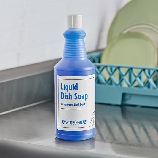 Advantage Chemicals 32 oz. Concentrated Liquid Dish Soap - 12/Case